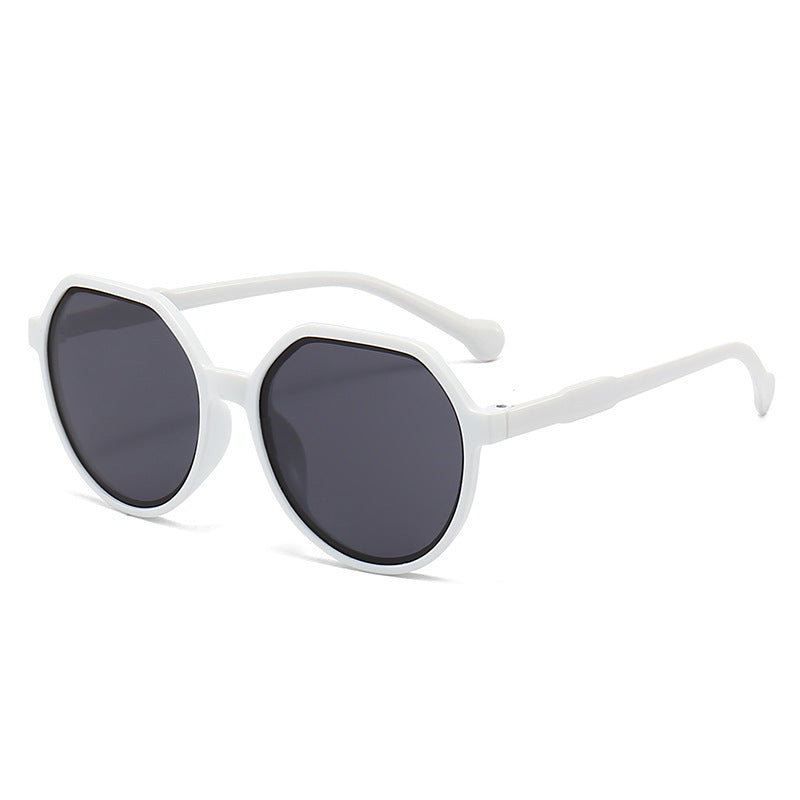 Wholesale Sunscreen Round Frame PC Sunglasses